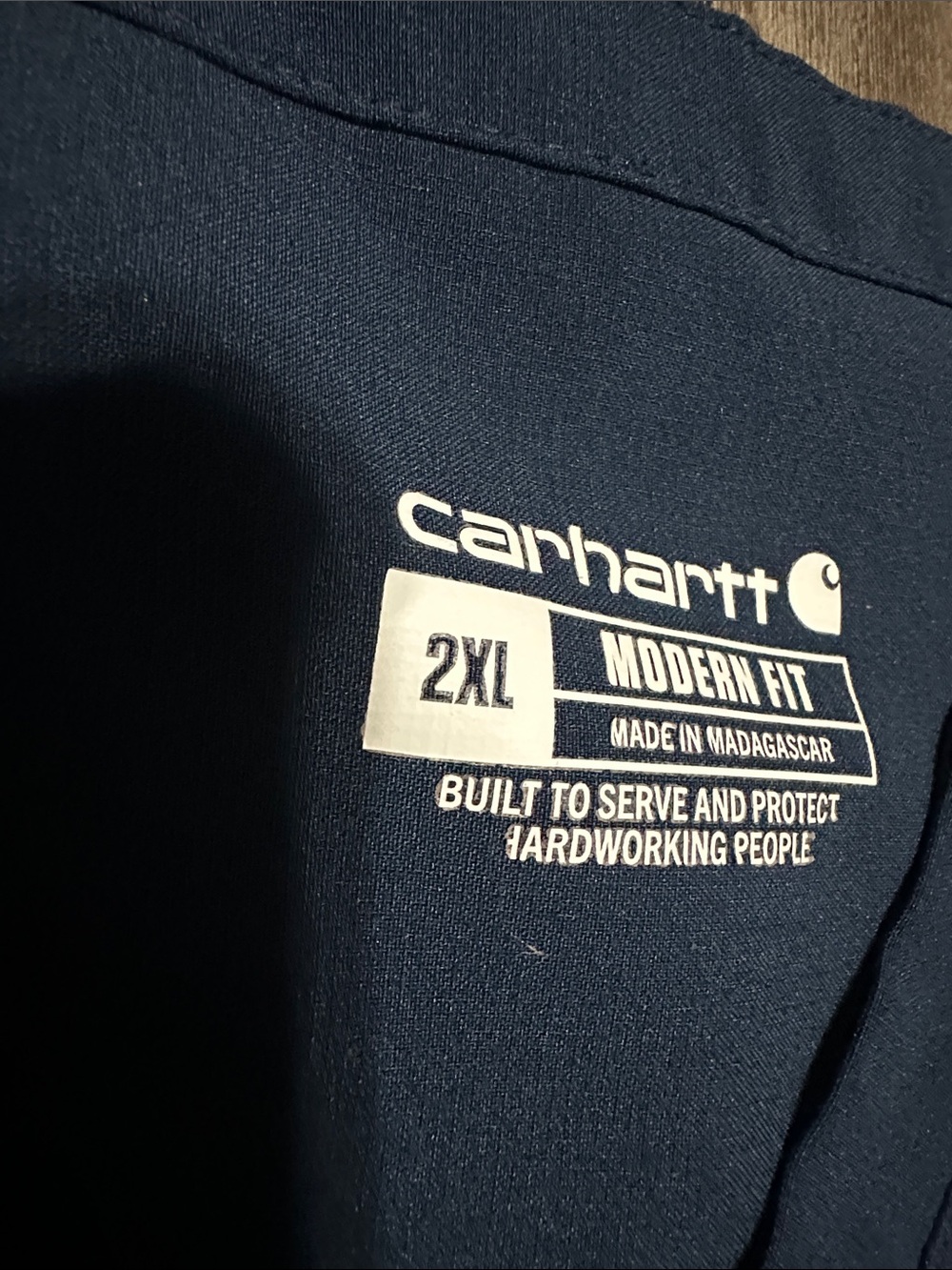 Carhartt Men’s Scrub Set ,Navy Blue – Medical Uniform . - Picture 2 of 11